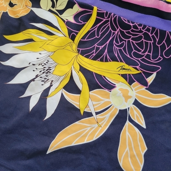 Trina Turk Bal Harbour Floral Bikini Tankini Top US 8 - Picture 10 of 10